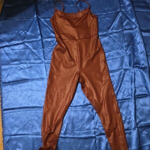 Elegant Burgundy Jumpsuit